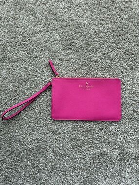Kate Spade New York Women's Pink Lucy Wristlet